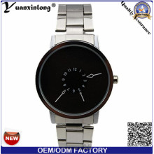 Yxl-359 Super Quality Luxury Paidu Brand Stainless Steel Watch Black Dial Simple Design Sport Mens Watches